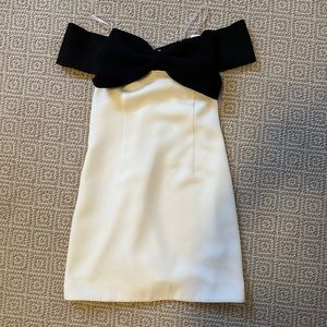 Self Portrait Off Shoulder Bow Dress
